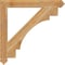 Ekena Millwork Merced Arts & Crafts Rough Sawn Bracket, Western Red Cedar, 4"W x 36"D x 36"H BKT04X36X36MRC03RWR - alternate 2